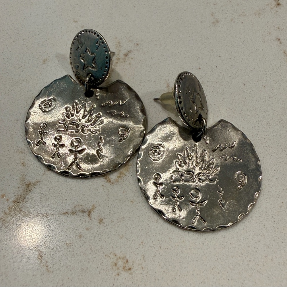 Silver Boho Earrings